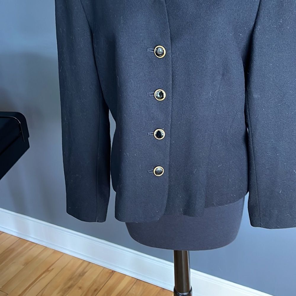 Pendleton 100% virgin wool lined collarless curve… - image 2